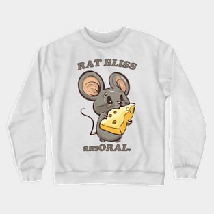 Rat Bliss | Rat Eat Chess Crewneck Sweatshirt